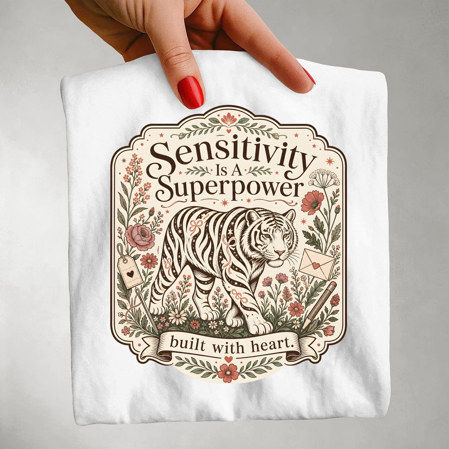 Sensitivity Is A Superpower Tiger Shirt For Women