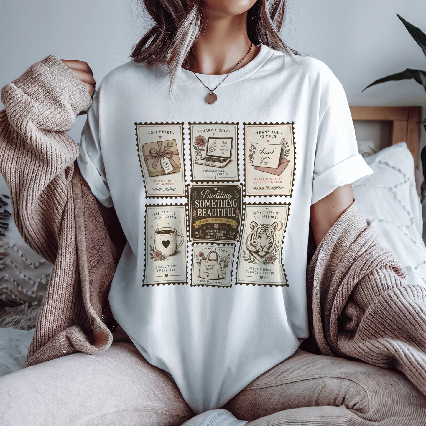 Vintage Small Business Owner Shirt For Creative Women