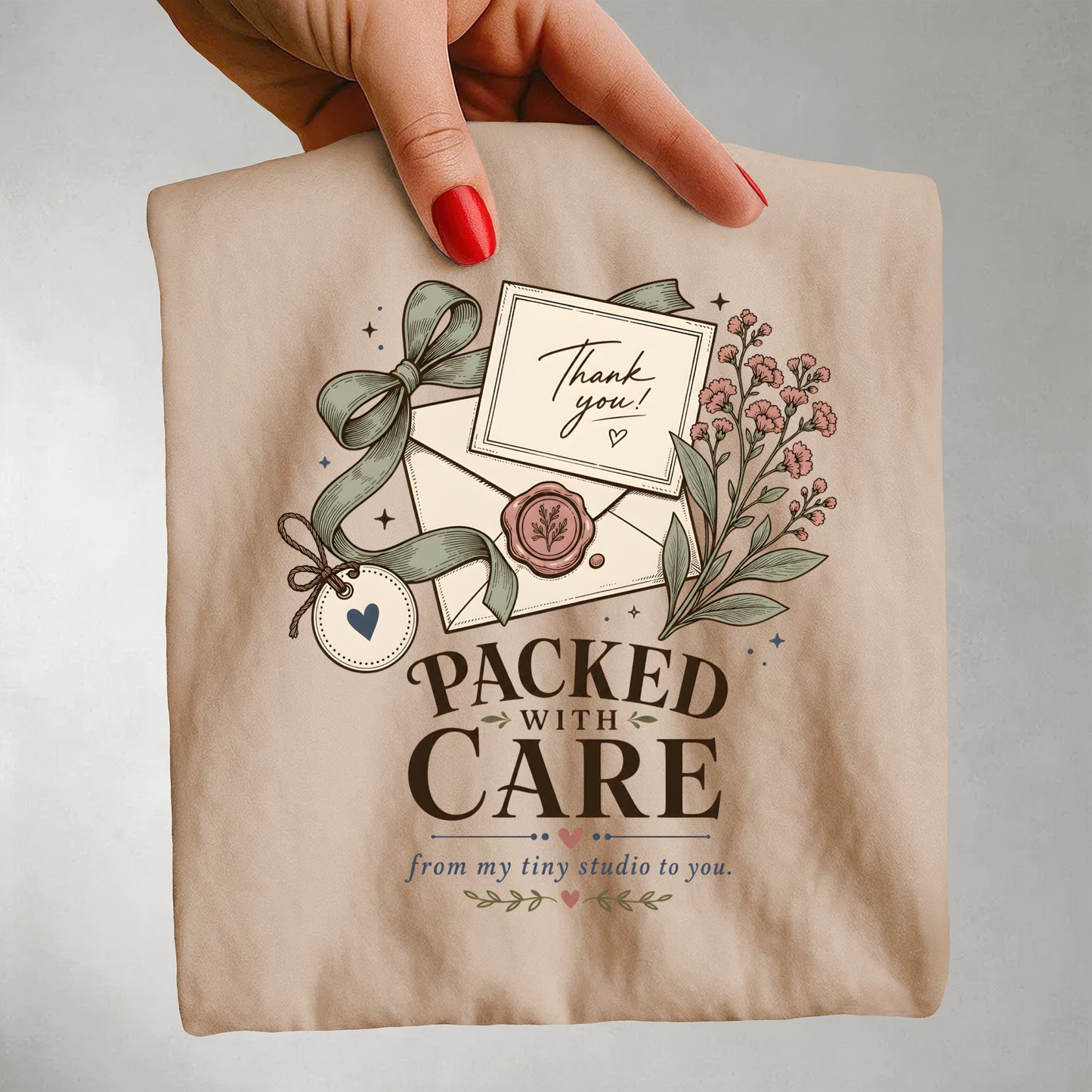 Packed With Care Shirt For Small Business Owners