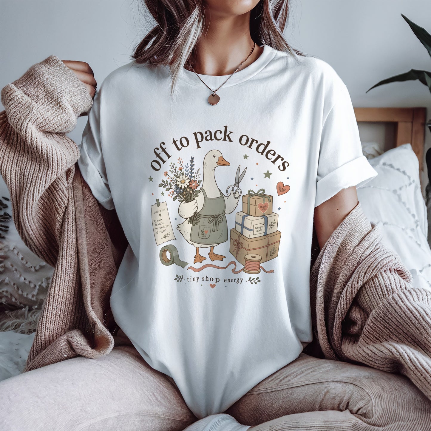 Cute Packing Orders Shirt For Small Business Owners