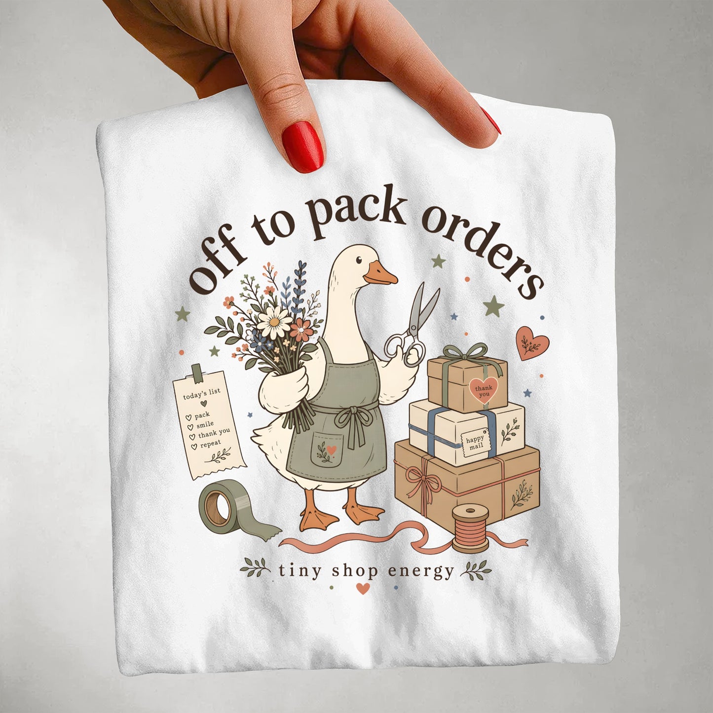 Cute Packing Orders Shirt For Small Business Owners