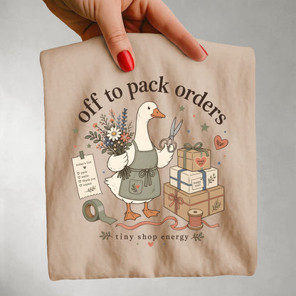 Cute Packing Orders Shirt For Small Business Owners