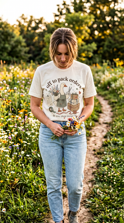 Cute Packing Orders Shirt For Small Business Owners