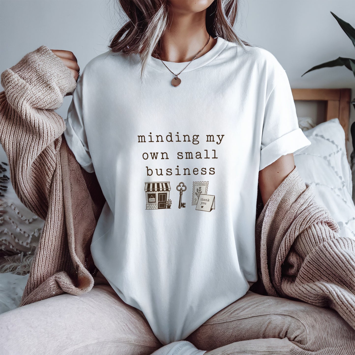 Minding My Own Small Business Minimalist Shirt