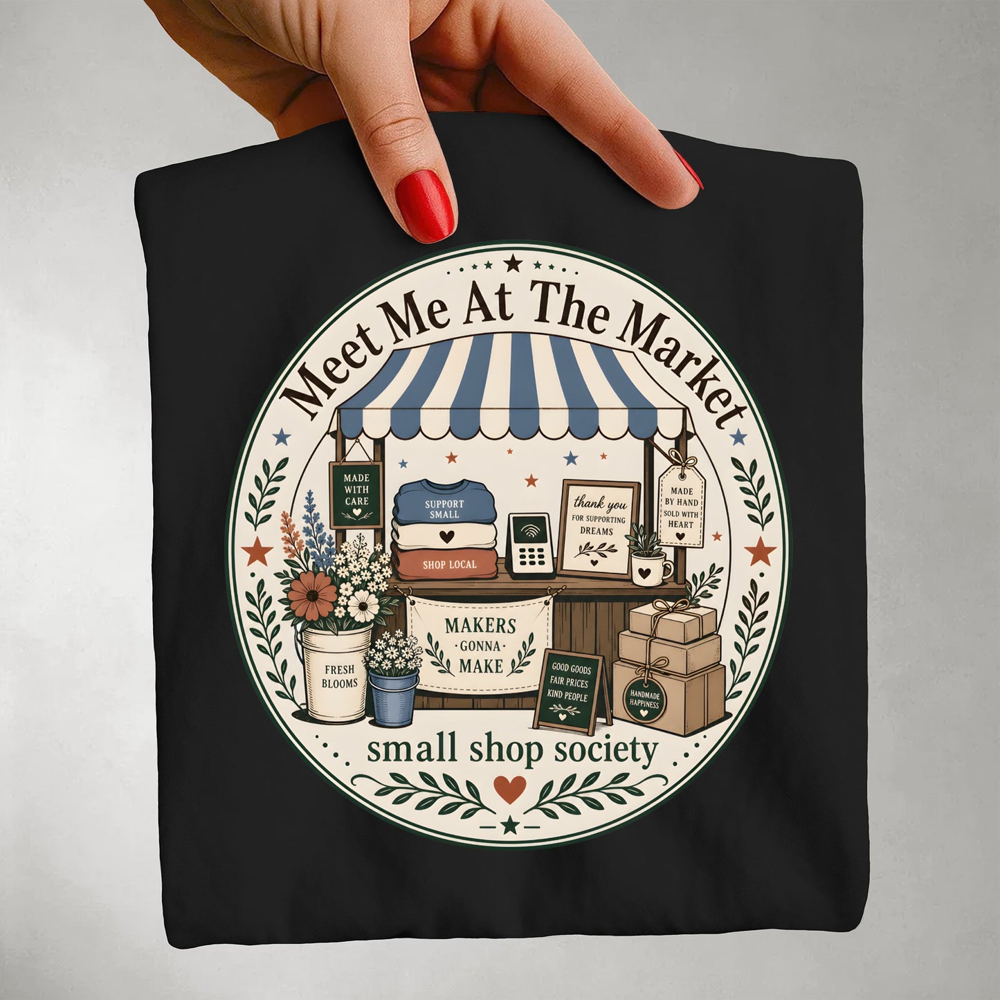 Market Vendor Shirt For Makers And Craft Fair Sellers