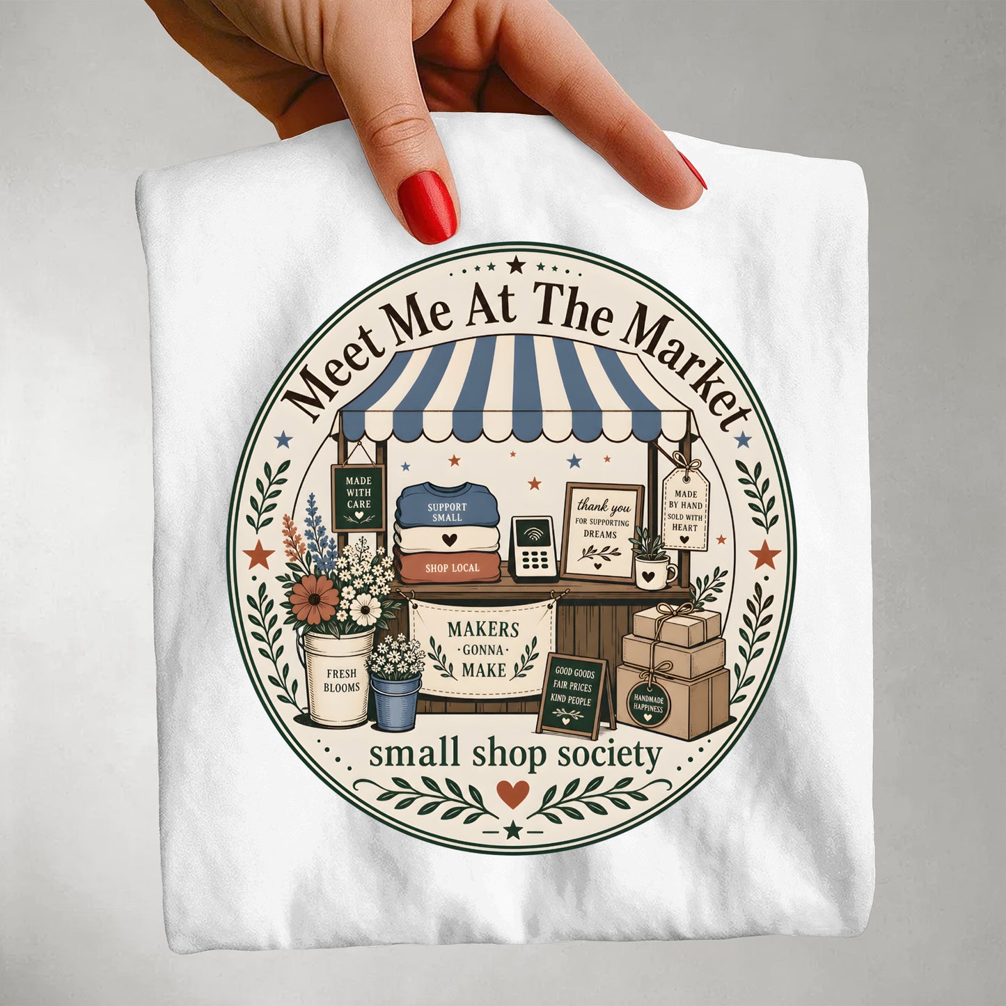 Market Vendor Shirt For Makers And Craft Fair Sellers