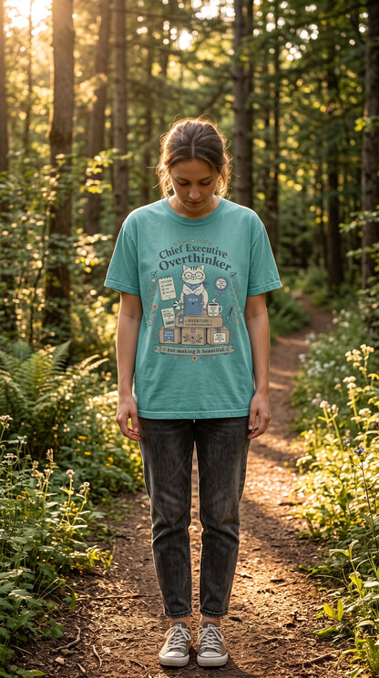 Chief Executive Overthinker Shirt For Small Business Owners